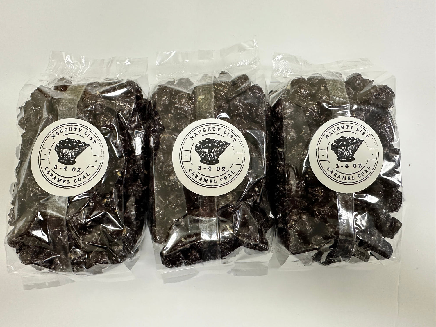 Naughty POP! Caramel Coal Popcorn